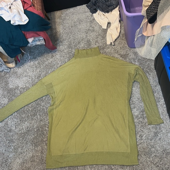 Daily Practice by Anthropologie Turtleneck Tunic Dress Color Moss Size Large - Picture 7 of 10